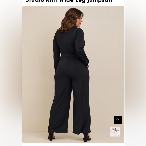 Studio Knit Wide Leg Jumpsuit - Picture 4 of 4